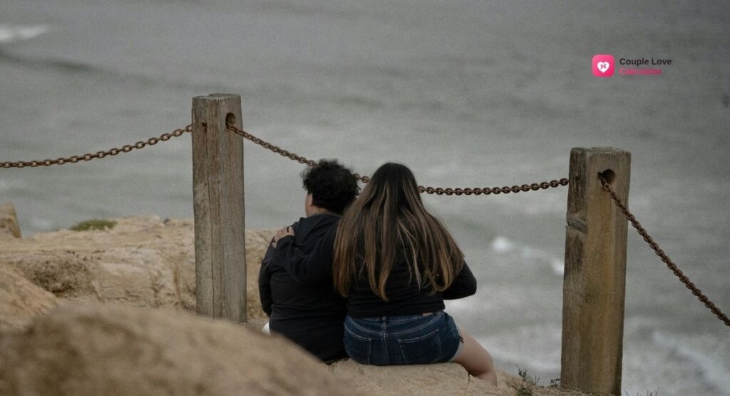 A close-up of a partner showing empathy and active, non-reactive listening during a relationship discussion.